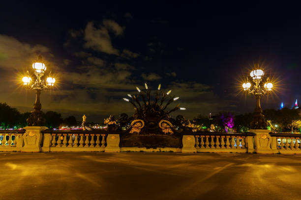 istock Bridge Pont de Alexandre III in Paris at night 683863412