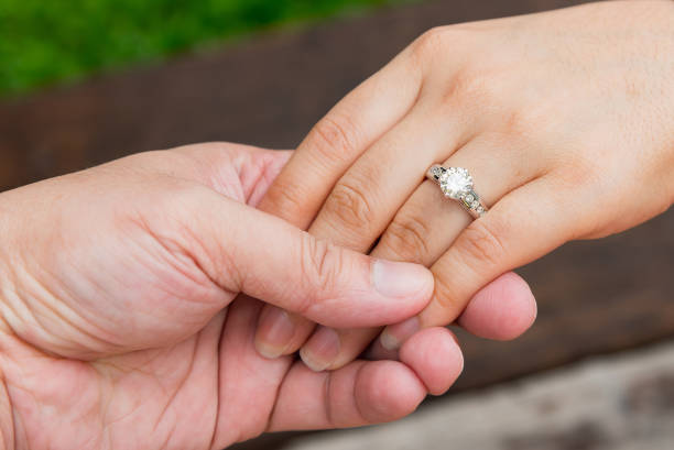 istock Happy woman hand 683873004