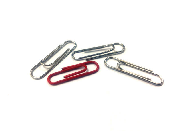 istock Paper clip on the white background 683876266