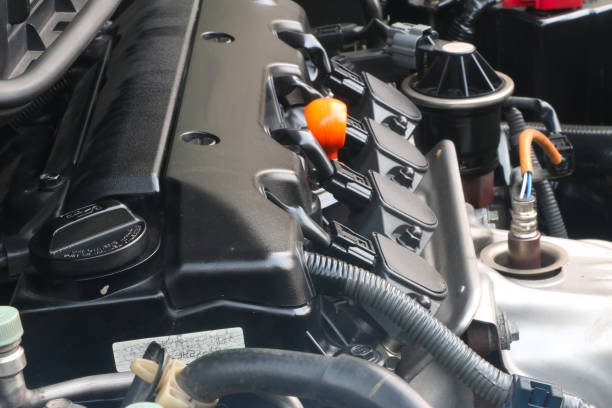 istock Engine machine car ,Automotive industrial part 683876388
