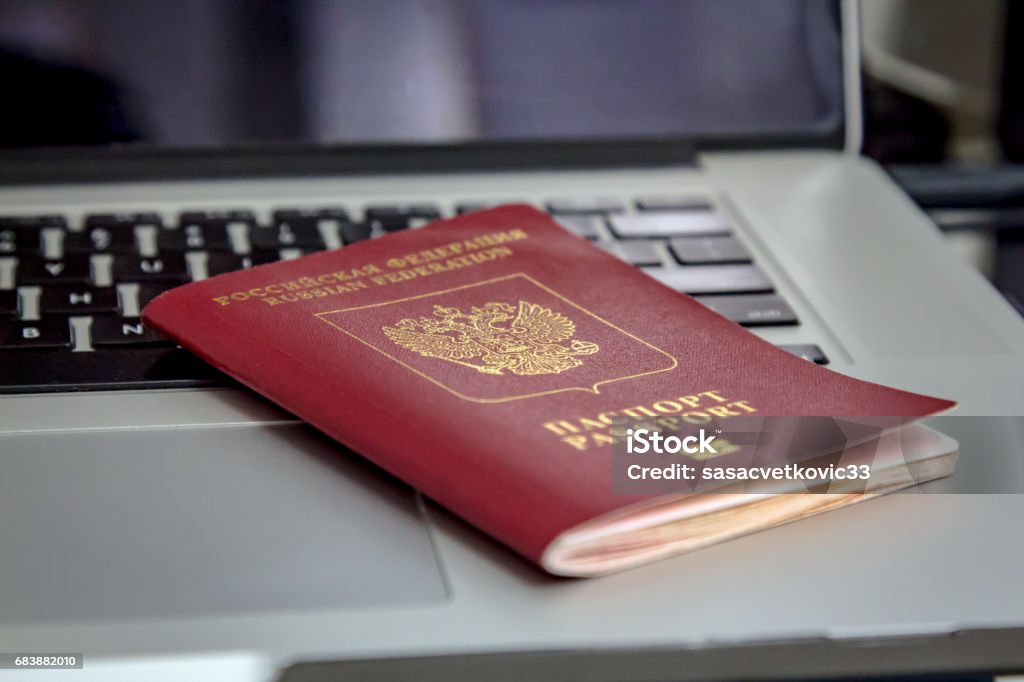 Russian passport Passport, Passport Stamp, Currency, Document, Holiday - Event Russia Stock Photo Russian passport Passport, Passport Stamp, Currency, Document, Holiday - Event Russia Stock Photo