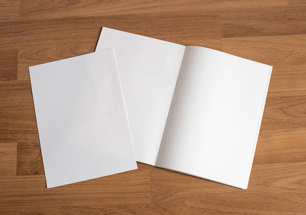 istock Blank catalog and book , magazines,book mock up on wood background 683884794
