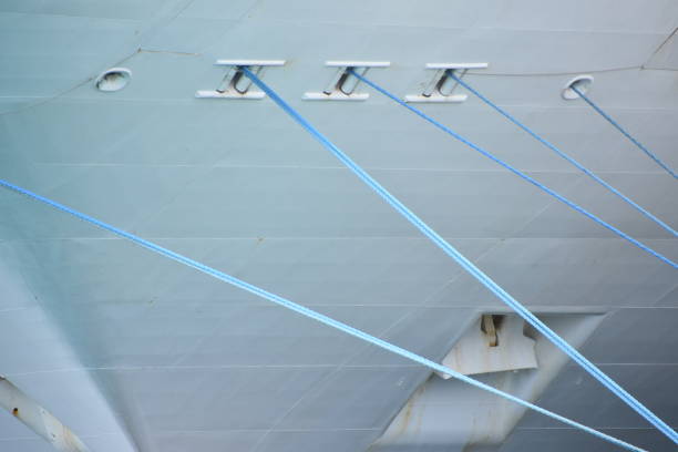 istock Rope tied to a ship 683900484