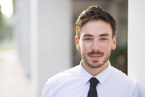 istock Ambitious handsome businessman outdoors 683910868