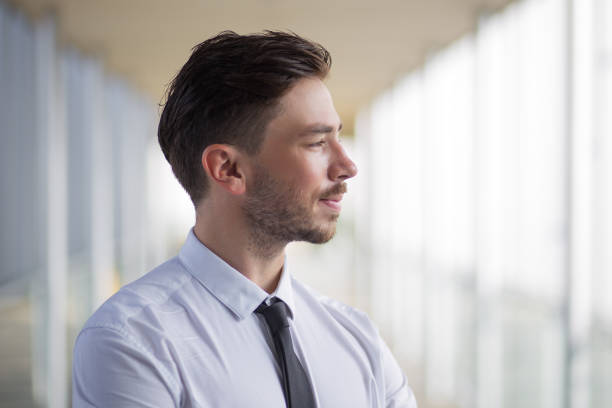 istock Pensive man thinking of successful business 683910976