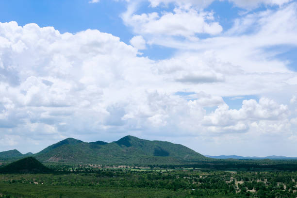 istock landscape nature - layer of mountain and sky view 683911872