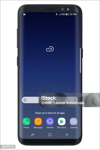 Samsung Galaxy S8 Stock Illustration - Download Image Now - Telephone, Mobile Phone, Business