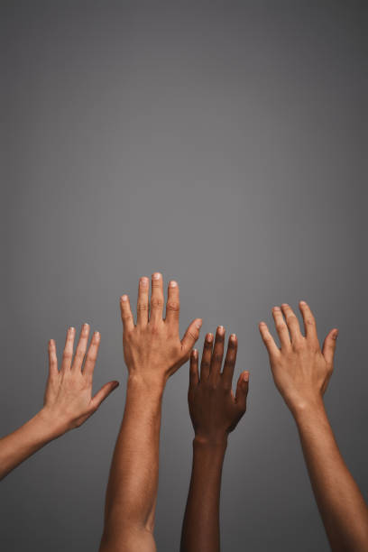 istock Raise your hand if you love blank copyspace 683922636