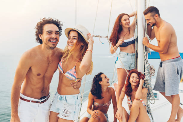 istock Happy yachting in the summer 683933398