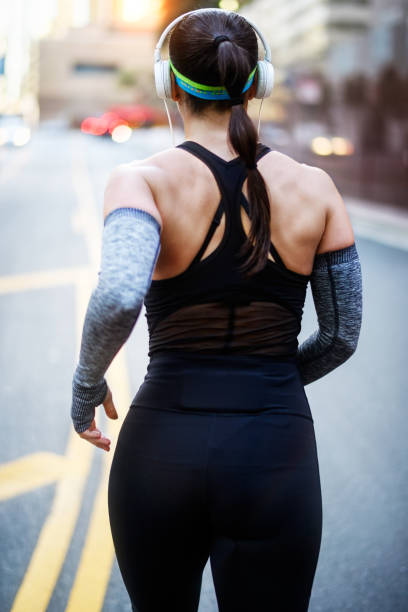 istock Female athlete in the city 683952036