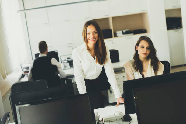 istock Young people in the modern office 683952398