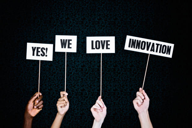 istock Hand-held signs say 