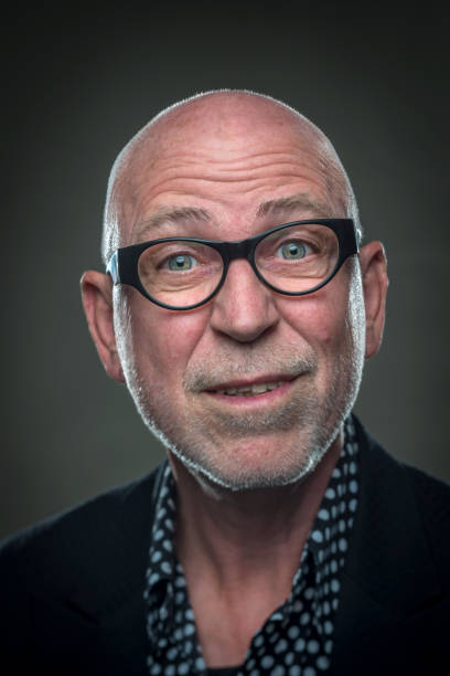 istock Senior portrait, Real man  looking surprised 683955884