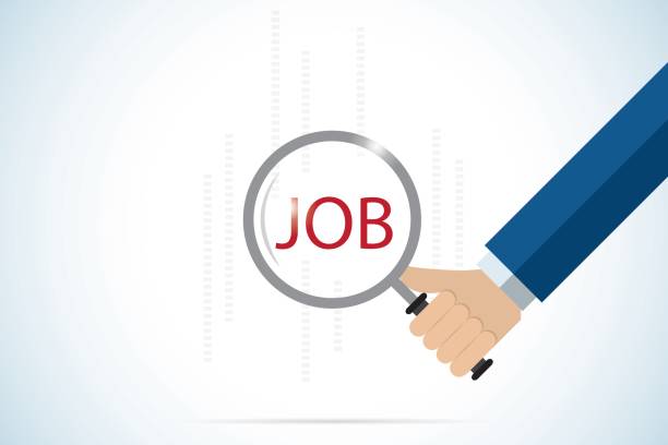 istock hand holding magnifying glass over jobs text, job and business concept 683973848