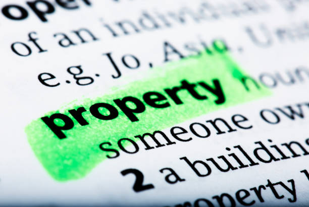 istock Property is a word in the English  dictionary defined 683977496