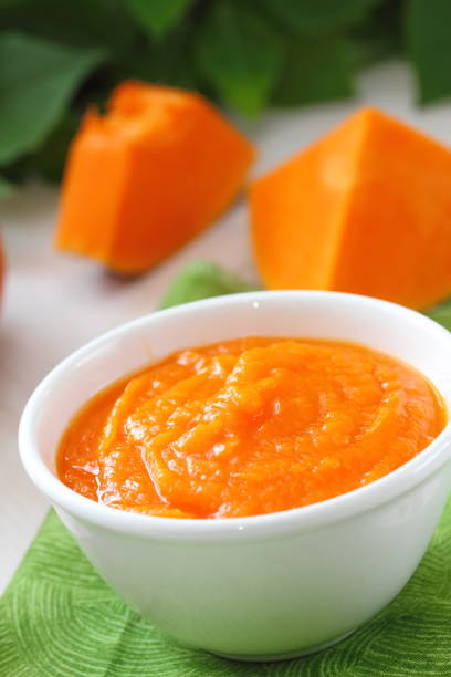 istock Homemade pumpkin puree 683980090