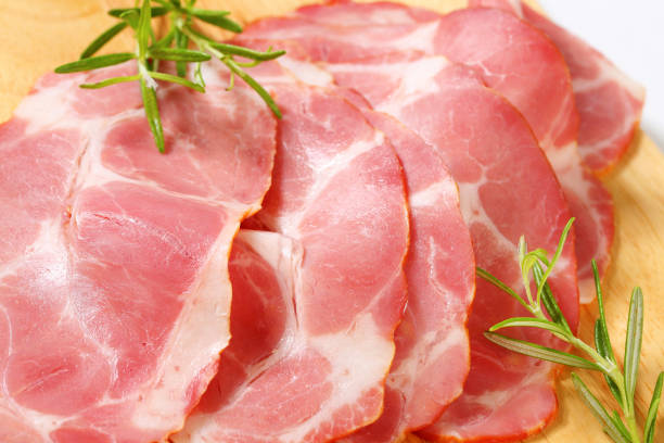 istock Slices of smoked pork 683984290