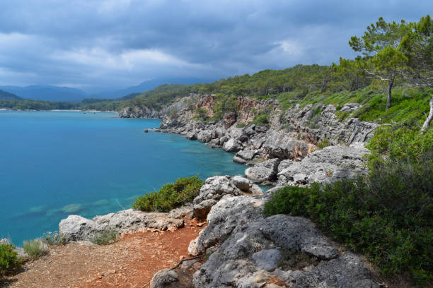istock Phaselis Ancient City forest. Northern Necropolis - cemetery with elaborate tomb monuments. Turkey. Asia Minor 684000762