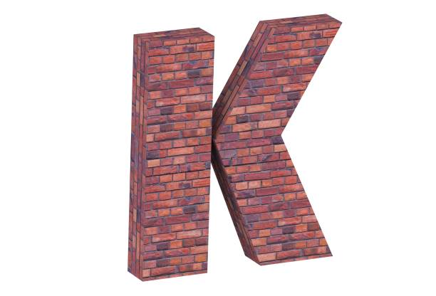 istock The alphabet brick wall on white background K 684000864