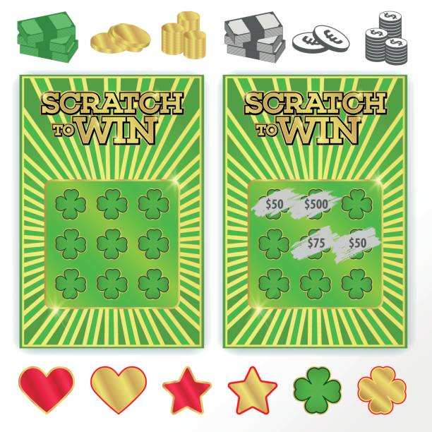 Scratch & Win 70+ Scratching Lottery Card Stock Illustrations, Royalty-Free Vector ...