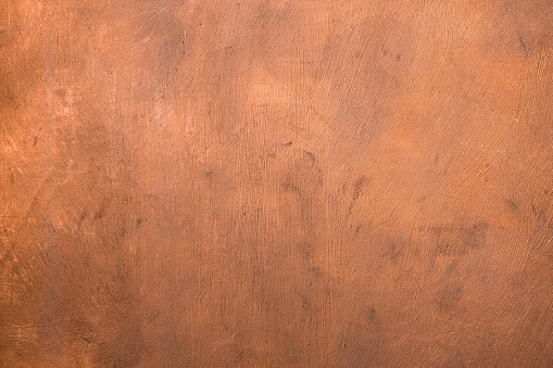 Grunge copper paint background