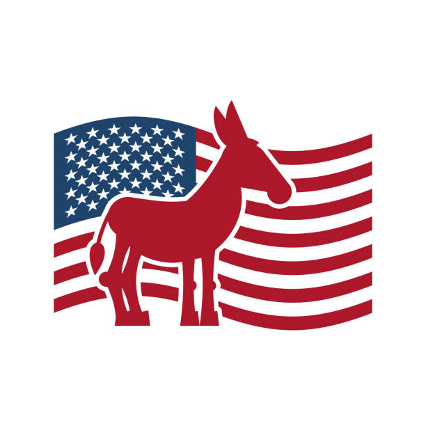 illustrations, cliparts, dessins animés et icônes de l’âne démocrate et nous signaler. amérique de parti politique - democratic donkey