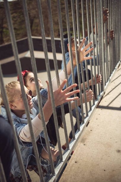 istock teenagers having fun together at skateboard park 684057010