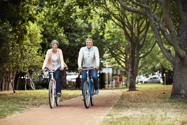 istock They enjoy being out and about on their bikes 684059556