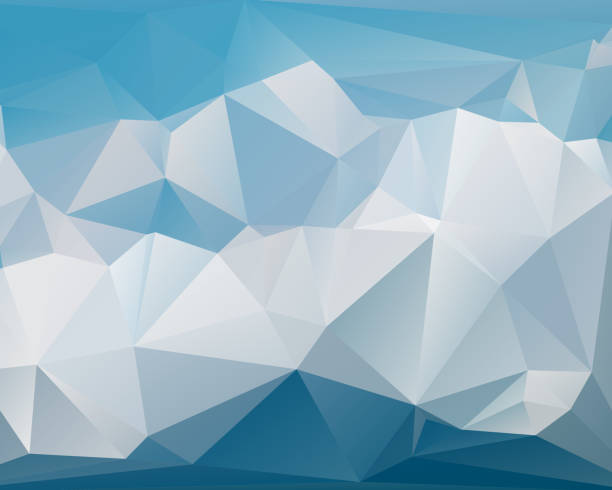 istock Modern style abstract geometric background of blue tones 684085926