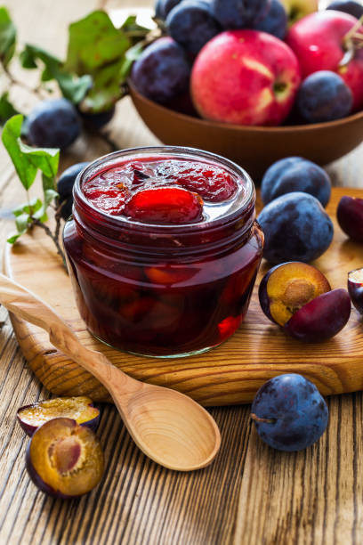 istock Homemade plum jam 684094360
