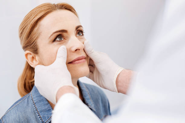 istock Nice pleasant woman visiting a doctor 684097652