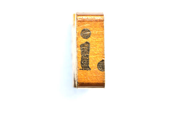istock Small Letter Wooden Vintage Printing Block 684105782