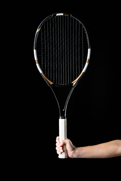 istock Hand with tennis racquet 684116284