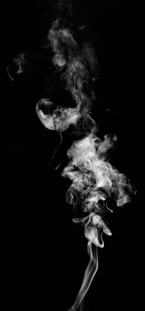 istock White fantasy smoke on black background 684116532
