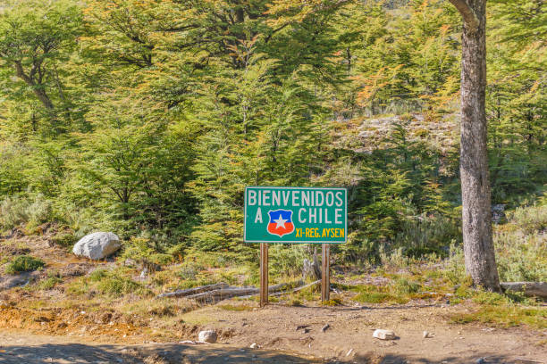 istock Patagonia Border Boundary Between Argentina and Chile 684116742