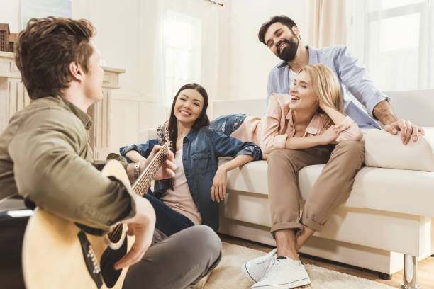 istock Diverse people partying together 684117352