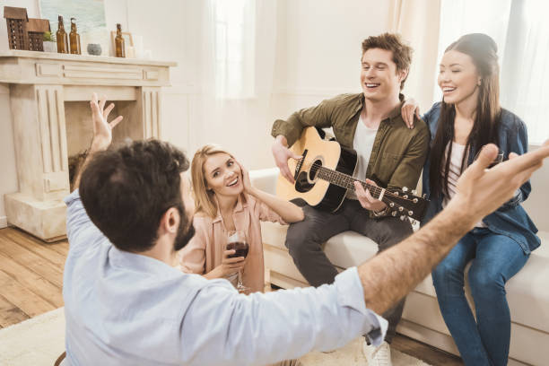 istock Diverse people partying together 684125382