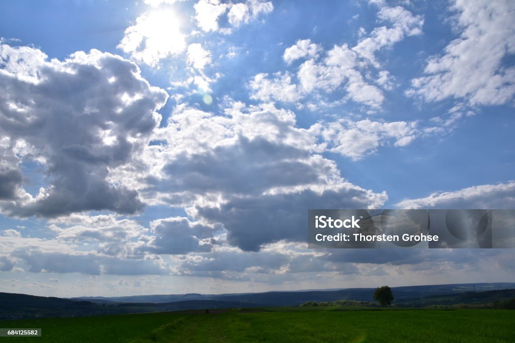 Beau temps nuages - Photo de Allemagne libre de droits