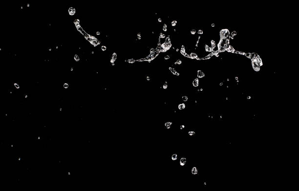 istock water splash isolated on black background 684126242