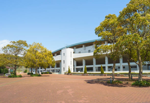 istock Square in front of Ashitaka athletic park 684129914