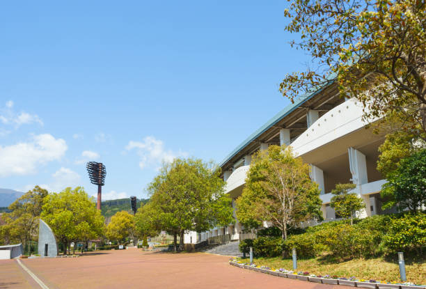 istock Square in front of Ashitaka athletic park 684132842