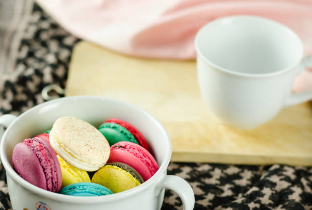 istock Macaron many colors in the morning 684133588