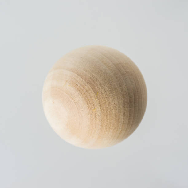 istock real wooden ball float on grey background 684134740