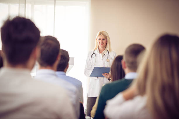 istock Neurology professor and students in classroom 684145588