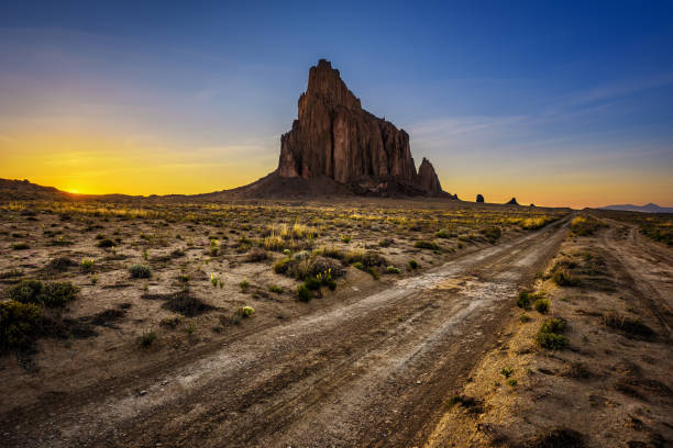istock Sunset above Shiprock in New Mexico 684151514