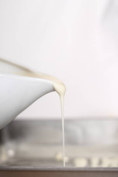 Fresh Milk Splash and pouring