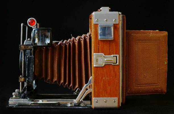 istock Vintage Camera. Old photo. 684156808