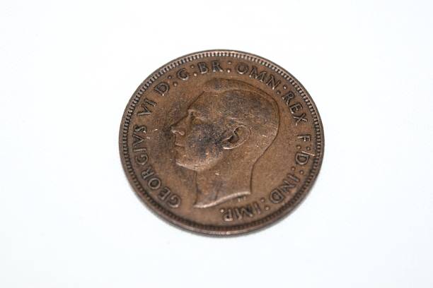 istock British old 1 one penny coin george  close up 684159332