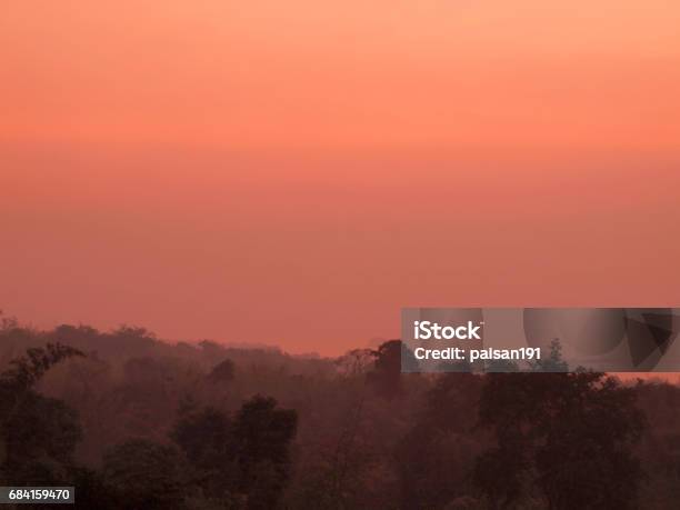 Orange Sky Background Stock Photo - Download Image Now - Abstract, Atmosphere, Beauty