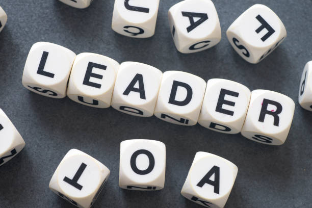 word leader on white toy cubes